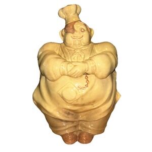 Vintage Ceramic Chef Pierre Cookie Jar by Red Wing Pottery Circa 1941 MN. USA